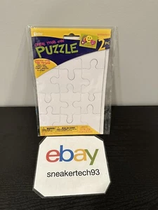 Create Your Own Puzzle 5x8 Inch - Set Of 2 - Markers, Paint, Or More - Picture 1 of 1
