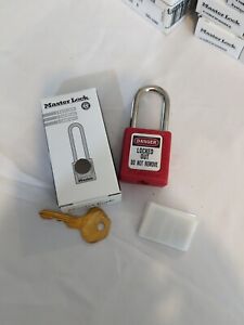 MASTER LOCK PADLOCK 410MKW400RED RED LOCK OUT TAG OUT LOTO
