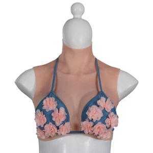 Crossdresser Silicone Breast C/D/E Cup Forms Fake Breasts Transgender lifelike - Picture 1 of 15