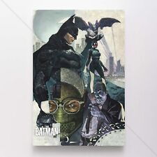 Batman Poster Canvas Dark Knight Comic Book Cover Art DC Print #12278
