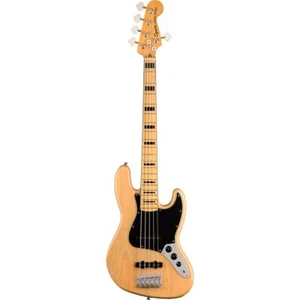 Squier Classic Vibe 70s 5-String Jazz Bass Natural Maple Fin From Japan - Picture 1 of 7