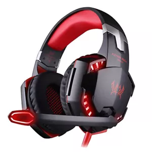 3.5mm Pro Gaming Headset Mic Headphones Stereo Bass Surround For PC PS4 Xbox One - Picture 1 of 31
