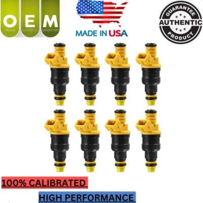 OEM 8x Bosch Fuel Injectors For 1996-2004 Ford Mustang 4.6L V8 #280150943 - Image 1 of 4