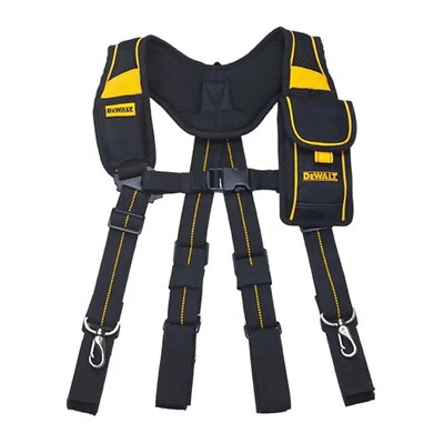 Dewalt Pro Work Tool Belt Mobile Pouch Adjustable Suspender DWST80915-8 - Image 1 of 3