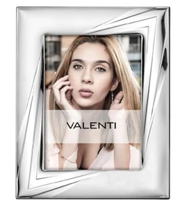 Frame Valenti Photo Holder Silver Band Large Retro Wooden Photo 13 x 18 - Picture 1 of 3