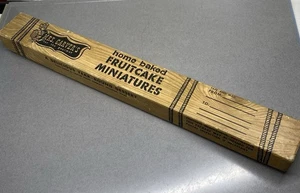 Vintage Mrs. Carver’s Fruitcake Süßigkeiten Karton ~ leer ~ Houston Texas - Bild 1 von 10