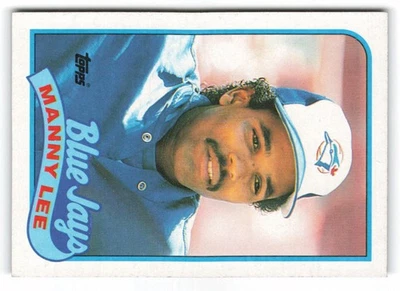 1989 Topps #371 Manny Lee Toronto Blue Jays - Image 1 of 2