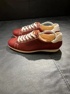 Pikolinos Naturally Good Trainers Sneakers Women's Size UK 6 Red Leather Lace Up - Picture 1 of 15