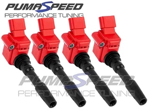 JUEGO DE PAQUETE DE BOBINA DE ENCENDIDO MEJORADO PUMASPEED RACING MK7 MK8 Golf R GTI - Imagen 1 de 5