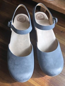 Tacón Dansko Mujer Azul Sam (Denim Nubuck Pulido) 1-2 Pulgadas Talla 41 (10us) - Imagen 1 de 9