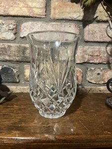 Hurricane Candle Holder Lead Crystal 7" Tall 4" Dia Vtg Replacement Top Only - Picture 1 of 1