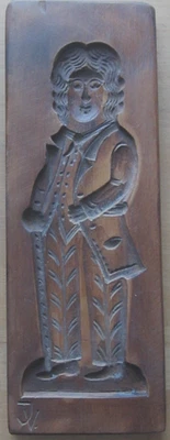 ANCIEN MOULE EN BOIS PATISSERIE   pain d'épices -SPECULOOS ALSACE ART POPULAIRE - Photo 1/3