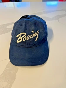Gorra Boeing, azul, logotipo B-17 Flying Fortress, nueva con etiquetas - Imagen 1 de 5