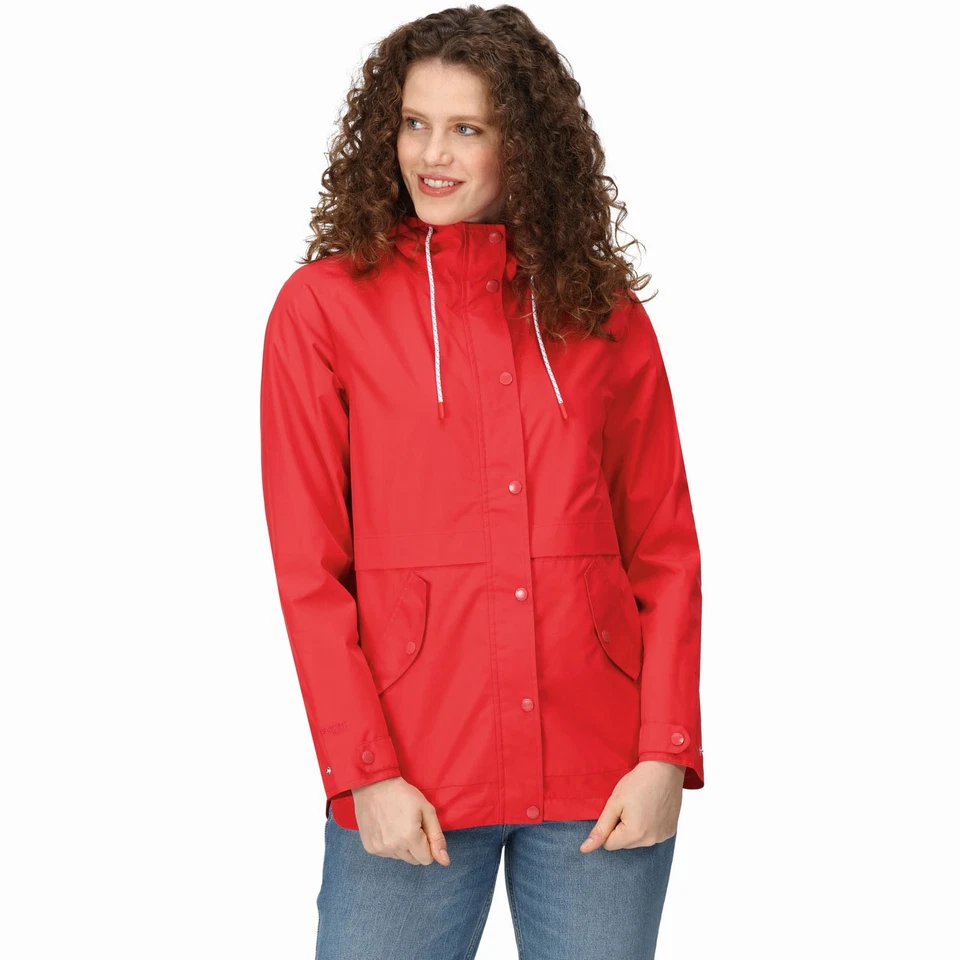 Regatta Womens Bayla Giovanna Fletcher Collection Waterproof Hooded Jacket Coat - Image 1 of 1