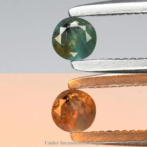 💎 0.10ct 2.8mm Round Natural Green Alexandrite - Russia Gemstone - Picture 1 of 6