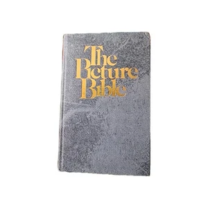 The Picture Bible graphic novel style by Iva Hoth 1978 Children’s Denim Hardback - Picture 1 of 10