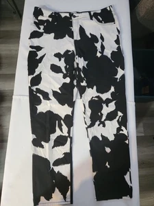 NWT Chico's So Slimming Girlfriend Slim Leg 14 R Stretch Chico 2.5 R Print - Bild 1 von 4