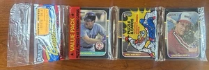 1987 Donruss Rack Pack WADE BOGGS PHIL NIEKRO Showing Top HOF - Picture 1 of 1