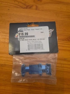 Rear Skid Plate, Blue: 1/16 ERV, SLH - Picture 1 of 2