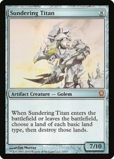 MTG - Sundering Titan - From the Vault: Relics - X1 - (LP) - FOIL -FREE SHIPPING