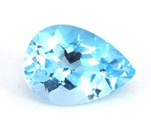 Shola Genuine 8.82 Ct Natural Sky Blue Topaz from Brazil - Picture 1 of 2