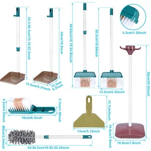 6Pcs Kids Cleaning Set Pretend Toy Cleaning Set Educational Broom and gubVS - Picture 1 of 11