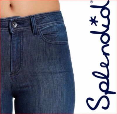 Splendid Mujer Jeans Leggings Azul 25 Ee.uu. Msrp - Imagen 1 de 4