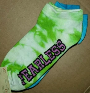 Nobo Fearless Batik-Söckchen 2 Paar Schuhgröße 4-10 neu mit Etikett NICHT MEHR PRODUZIERT & RARITÄT - Bild 1 von 8