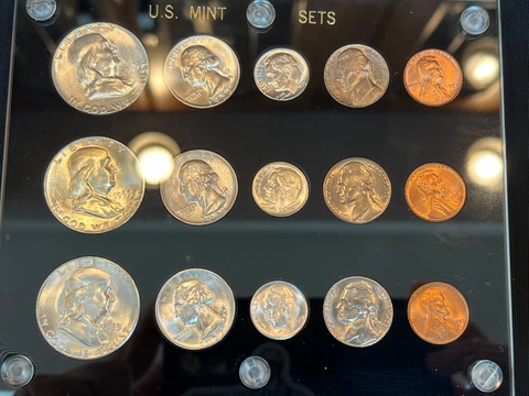 1953 P,D&S U.S. COINS GEM UNCIRCULATED SILVER MINT SET! Cover