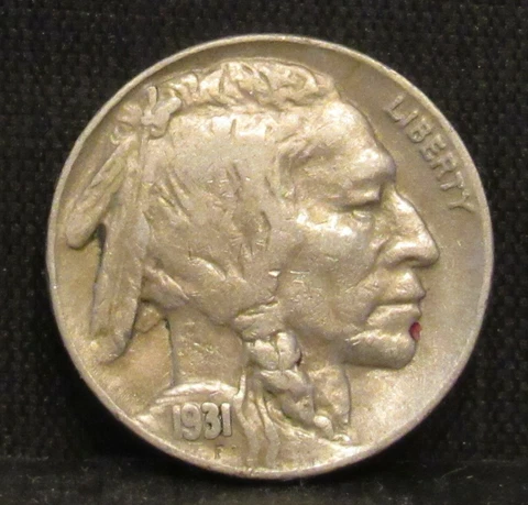 1931 S Buffalo Nickel XF Cover