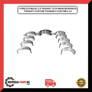 FORD ECOBLUE 2.0 TRANSIT CUSTOM TOURNEO YLF6 MAIN BEARINGS 0.25 - Picture 1 of 3