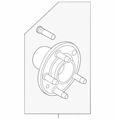 OEM NEW GENUINE 2012-2018 Ford Focus C-Max Left Front Hub Assembly CV6Z-1104-A - Image 1 of 2