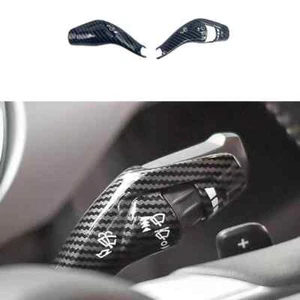 For Ford Mustang 2015-2022 Carbon Fiber Style Wiper Gear Shift Lever Cover Trim - Picture 1 of 7