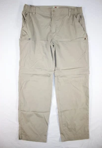 Dakota Grizzly Hose Herren Large (36x31) Convertible Cargo Zip Off Nylon Beige - Bild 1 von 7
