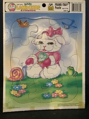 Quebra-cabeça vintage Lamb Chop 1993 Shari Lewis Golden Books Baby Lamb Chop & Friends - Imagem 1 de 4