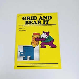 GRID & BEAR IT GRAPHING ACTIVITIES FOR LISTENING, FOLLOWING DIRECTIONS GRADE 1-3 - Picture 1 of 6