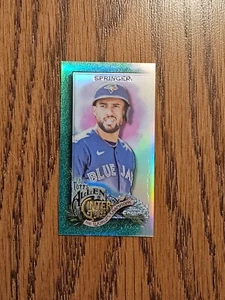 2022 Topps Allen and Ginter Chrome Mini Green Refractors #234 George Springer - Bild 1 von 7