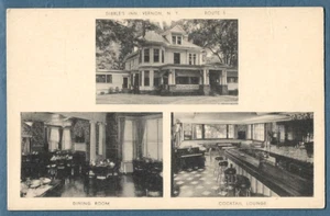 428 c1940 Postcard Dibble's Inn Route 5 Vernon NY New York - Picture 1 of 1