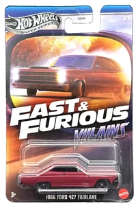 Hot Wheels Silver Series 2025 Fast & Furious Villains 3/5 1966 Ford 427 Fairlane - Picture 1 of 3