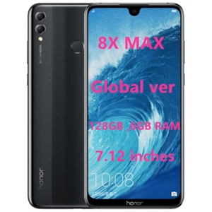 Honor 8X Max 128GB,6GB RAM 7.12" Pantalla Completa Doble Sim Global ver 4G LTE Desbloqueado - Imagen 1 de 8