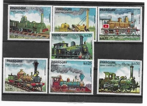 Lot de timbres du monde sur le thème des TRAINS / FERROVIAIRE / CHEMINS DE FER - Foto 1 di 1