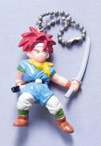 Chrono Trigger Crono Swing Keychain Mini Figure Bandai Nintendo SNES SquareSoft - Picture 1 of 3