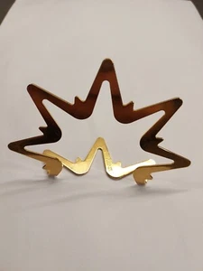 Georg Jensen Denmark  Gold Plated Christmas  Star Stand - Picture 1 of 5