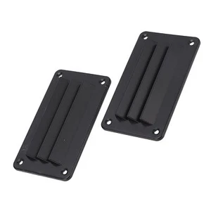 (Black)RV Air Vent Cover 2pcs ABS RV Ventilation Grille Adjustable Ceiling AC - Picture 1 of 12
