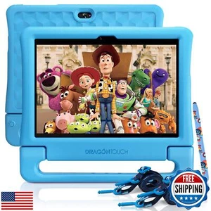 Dragon Touch Kids Tablet 10 inch IPS HD Display Android Tablets with 32GB Sto - Picture 1 of 5