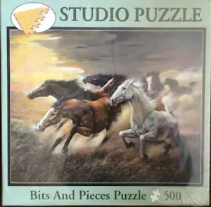 Bits And Pieces Wild Horses 500 Piece Studio Puzzle Ruane Manning New Sealed - Picture 1 of 4