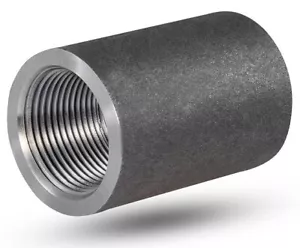 (50 Pack) 1/8" Full Merchant Steel Coupling 150 Pipe Thread Fitting - Picture 1 of 2