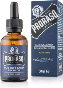 Olio Barba Azur Lime, 30Ml, Olio Da Barba Uomo Con Effetto Ammorbidente E Fragra - Foto 1 di 12