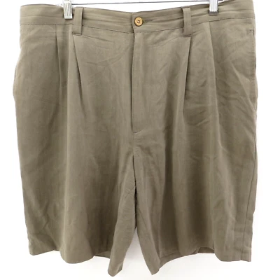 Pantalones Cortos de Seda Jamaica Jaxx Para Hombre Talla 36 Marrón Claro Informal Calce Relajado Foto 1 de 4