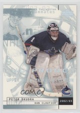 2002-03 Upper Deck Mask Collection UD Promo Dan Cloutier Peter Skudra #86